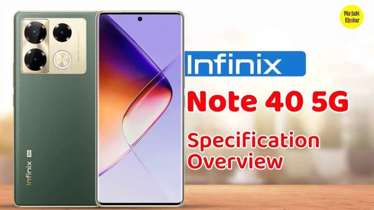 Infinix Note 40s 5G की स्‍पेसिफिकेशन्‍स हुई लीक, जानें भारत में कब हो सकता हैं लॉन्‍च?