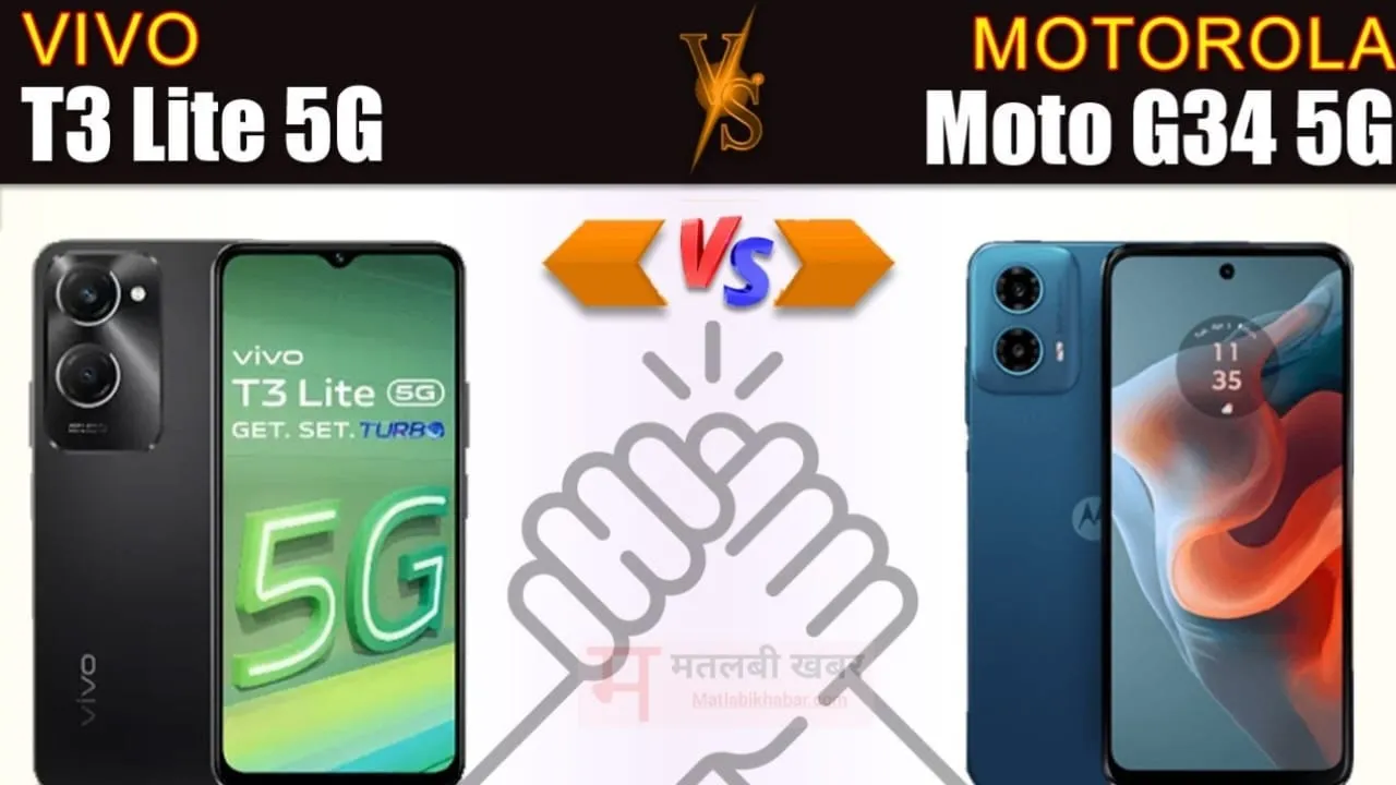 Moto G45 5G Vs Vivo T3 Lite: दोनों में से कौन सा 5G फोन है ज्यादा बेहतर? देखें कंपैरिजन