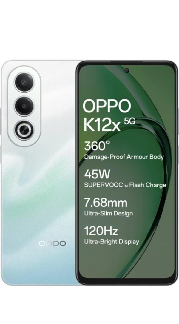 Oppo K12x 5G (Breeze Blue, 128 GB) (6 GB RAM)