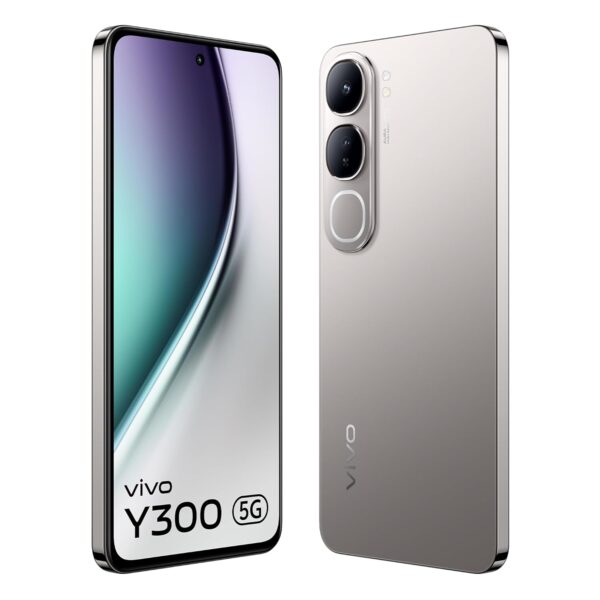 Vivo Y300 5G (Titanium Silver, 8GB RAM, 128GB Storage)